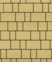 Тротуарная плитка Старый город, 60 мм, гранит, желтый