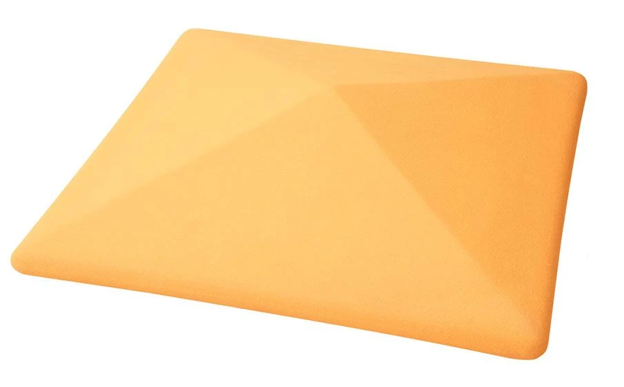 Колпак клинкерный для столбов забора 10 Пустынная роза, 445*445*90 мм