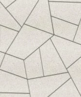 Тротуарная плитка Мозаика, 80 мм, гранит, белый