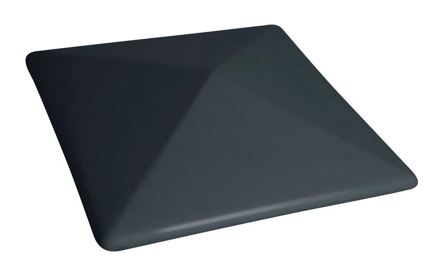 Колпак клинкерный для столбов забора 08 Полярная ночь, 445*445*90 мм