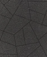 Тротуарная плитка Мозаика, 80 мм, гранит, черный