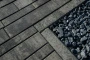 Купить бордюры БР.100.20.8 (11) гранит листопад (черный,белый) - Антрацит от производителя - Компания «Выбор»