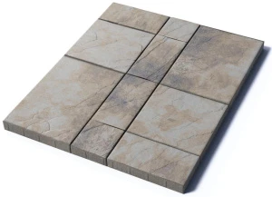 Тротуарная плитка Петра, 60 мм, Базальт