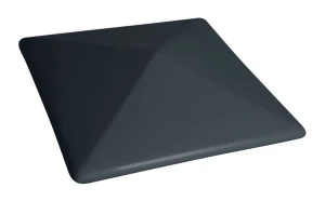 Колпак клинкерный для столбов забора 08 Полярная ночь, 445*445*90 мм