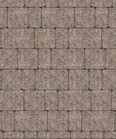 Тротуарная плитка Старый город, 60 мм, гранит, красный с черным