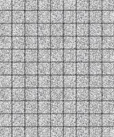 Тротуарная плитка Квадрат 100х100х60 мм, мрамор, белый с черным