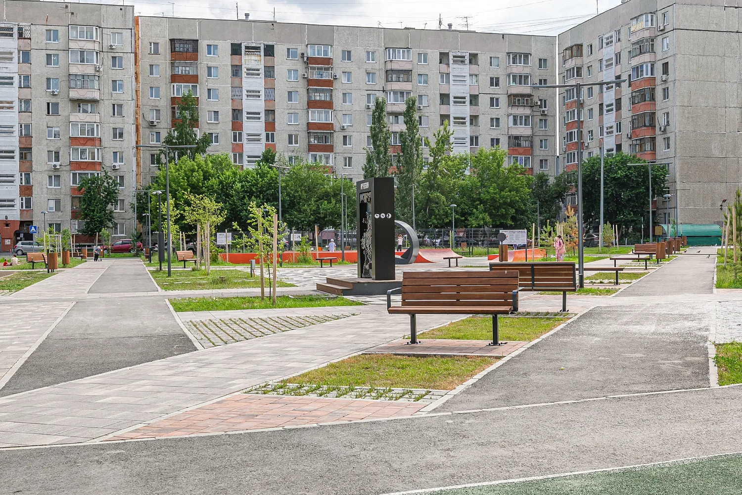 Сквер Добровольцев в Тюмени (Московский тракт, 163)