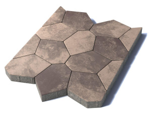 Тротуарная плитка Туртур, 80 мм, Хаски
