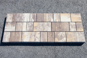 Купите тротуарную плитку Б.1.Фсм.6 - Доломит (бело-бежево-темнокоричневый)