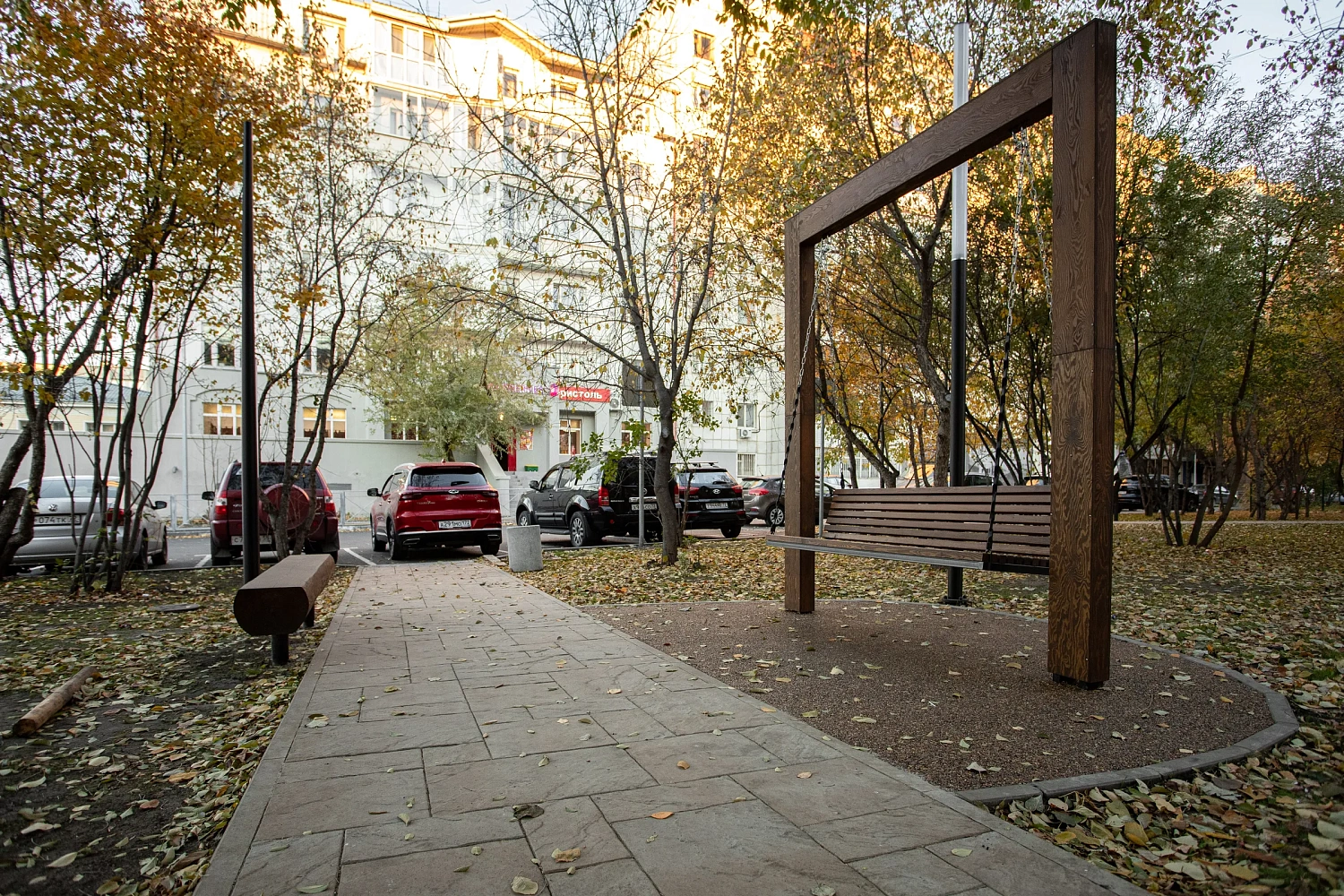 Сквер Отрядов мэра в Тюмени