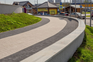 Купите тротуарную плитку Б.3.А.6 стоунмикс черный