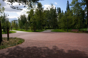 Тротуарная плитка Антик Б.3.А.6 гранит красный