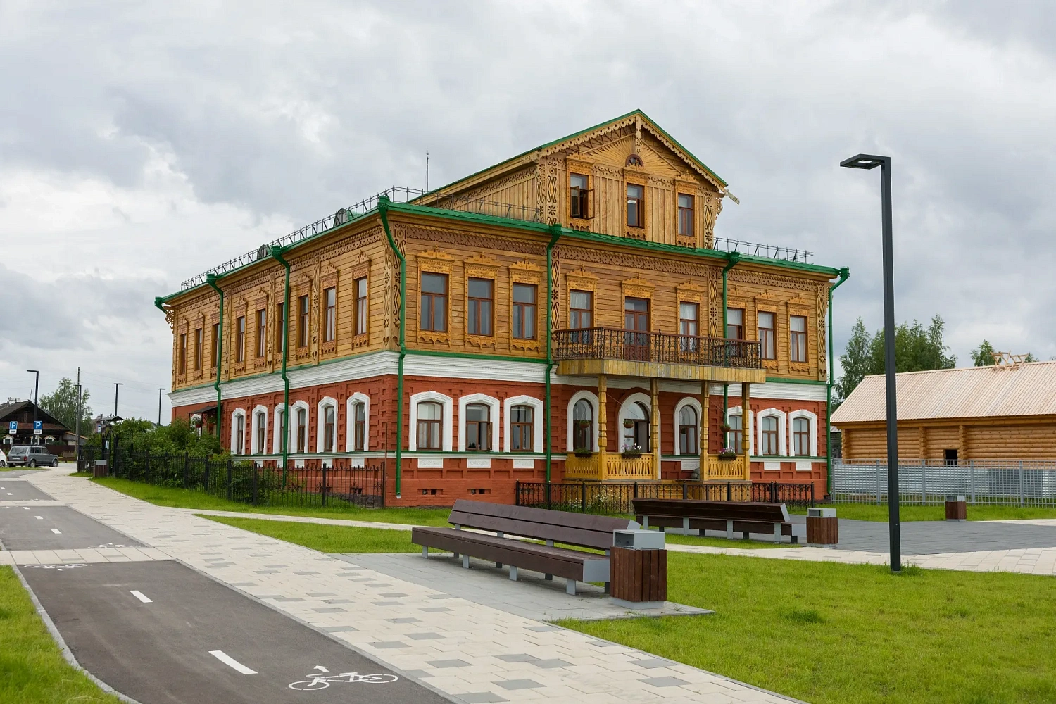 Набережная в Соликамске