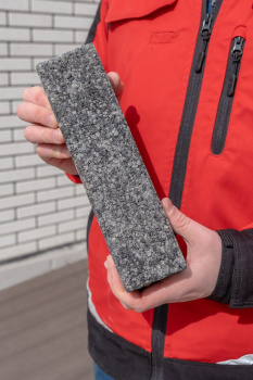 Облицовочный порядовочный вибропрессованный кирпич, Антрацит Облицовочный порядовочный вибропрессованный кирпич, Антрацит