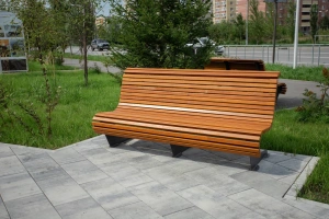 Тротуарная плитка Прямоугольник 600х300х80 мм, Шунгит